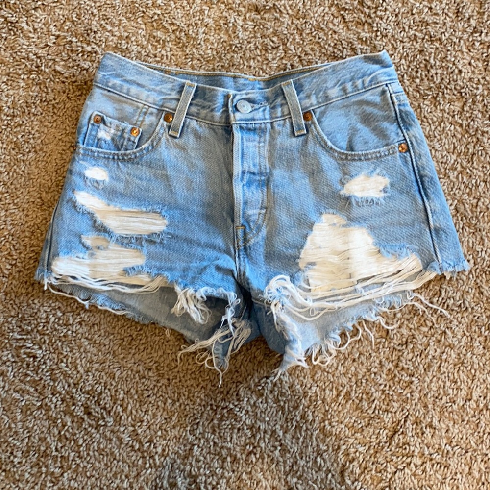 Levi’s, size 24, jean shorts